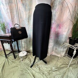 VTG 📌Gerry Weber Classic, Elegant & Timeless Midi Black Pencil Skirt -Long Slit
